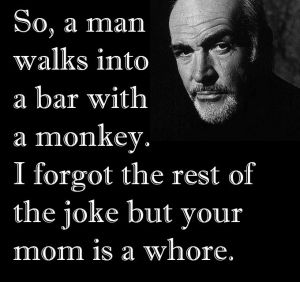 Even the monkey fucked her.